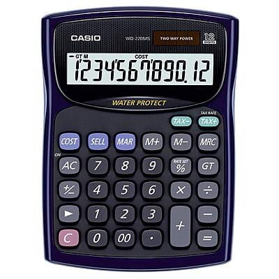Casio Water-Protected & Dust-Proof Calculators