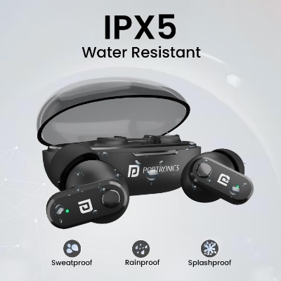 Portronics Harmonics Twins S16 in Ear Wireless TWS Earbuds with 24 Hrs Playtime, Clear Calls, Game & Music Mode, Low Latency, Bluetooth 5.3v, LED Display, Type C Fast Charging Portronics Harmonics Twins S16 in Ear Wireless TWS Earbuds with 24 Hrs Playtime, Clear Calls, Game & Music Mode, Low Latency, Bluetooth 5.3v, LED Display, Type C Fast Charging