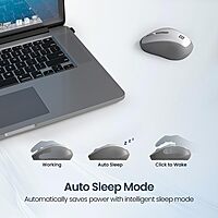 Portronics Toad 34 2.4GHz Wireless Mouse – 1000 DPI | White | 1 Year Warranty