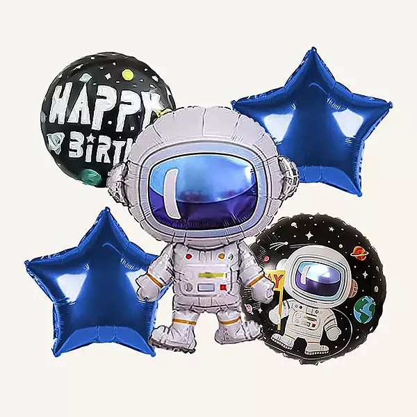 Astronaut Foil Balloons Party Decoration Kit for Kids