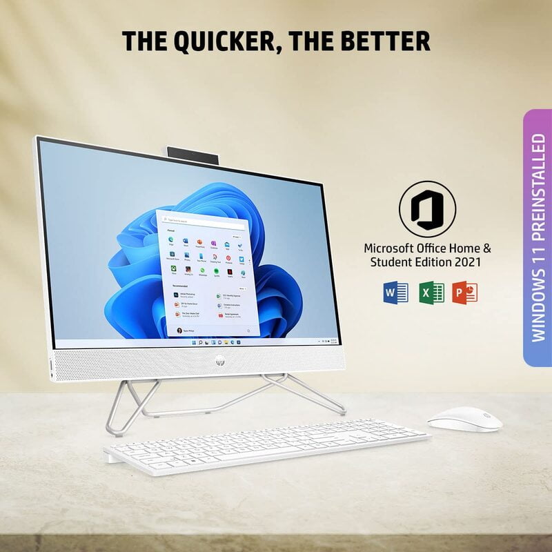 Hp Aio 24-CB1902IN i5 12 Gen 8GB/256GB SSD/1TB HDD/Win11Home/23.8 Inch Display