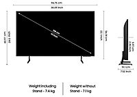 Samsung 108 cm (43 Inch) 4K Ultra HD Smart TV (UA43DU7660KLXL, Black)