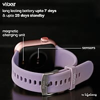 Vibez by Lifelong Smartwatch for Women 1.85" HD Display
