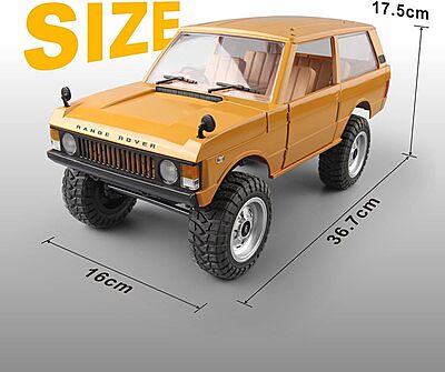 MN168 1:12 Scale 4WD RC Rock Crawler – Range Rover Classic 1970 Style Off-Road SUV | 2.4GHz RTR Remote Control Car