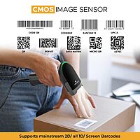 Lapcare LLBS‑031 Wired 2D CMOS Barcode Scanner – USB-HID/COM, QR & 1D Code Support, Rugged Design, 1 Year Warranty