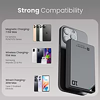 Portronics Boosty 10K is a sleek 10000mAh power bank with 15W wireless charging. It features dual USB ports, fast charging, and a compact design, perfect for on-the-go charging needs.