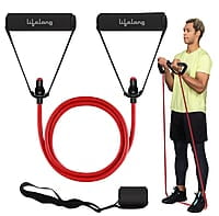 Lifelong Resistance Bands for Workout - Resistance Tube with Foam Handles - Exercise Equipment
