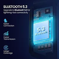 Portronics Auto 21 Bluetooth v5.3 Receiver for Car | Handsfree Calling | Black | 1 Year Warranty