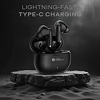 Just Corseca JC Skye TWS Earbuds – Bluetooth 5.3 | 10mm Drivers | 30H Playtime | Black