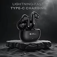 Just Corseca JC Skye TWS Earbuds – Bluetooth 5.3 | 10mm Drivers | 30H Playtime | Black