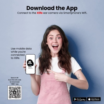 Portronics Xlife Smart Wireless Ear Otoscope Cleaner with 6 LED Lights,Control Via App (Black) Portronics Xlife Smart Wireless Ear Otoscope Cleaner with 6 LED Lights,Control Via App (Black)