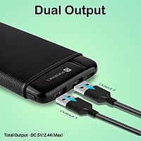 Portronics Power PRO 10K 10000 mAh,10w Slim Power Bank with Dual USB Output Port