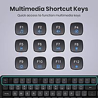 Portronics Key 9 Wireless Keyboard & Mouse Combo – Numeric Pad  Piano Keys  Black  1 Year Warranty