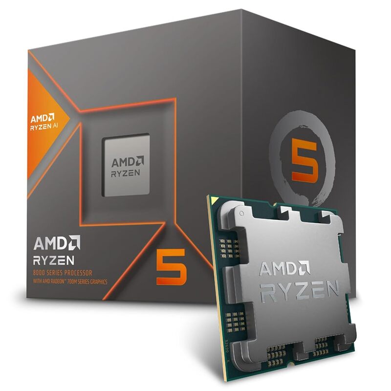 AMD Ryzen 5 8600G Processor – 6 Core | Radeon Graphics | AM5 | Up to 5.0GHz