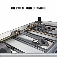 Preethi Blu Flame Jumbo Glass top 4 Burner Gas Stove, Manual Ignition,