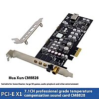 Live Tech PCIe 1x Sound Card for Desktop offers high-quality audio output, low latency, and easy installation. Perfect for gamers and music enthusiasts seeking enhanced sound performance.