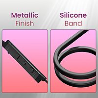 Portronics Harmonics Z9 – Wireless Neckband, 40 Hours Playtime, Bluetooth 5.0, Deep Bass, Comfortable Fit, Magnetic Earbuds, Voice Assistant Support, Ideal for Music & Calls, Black.