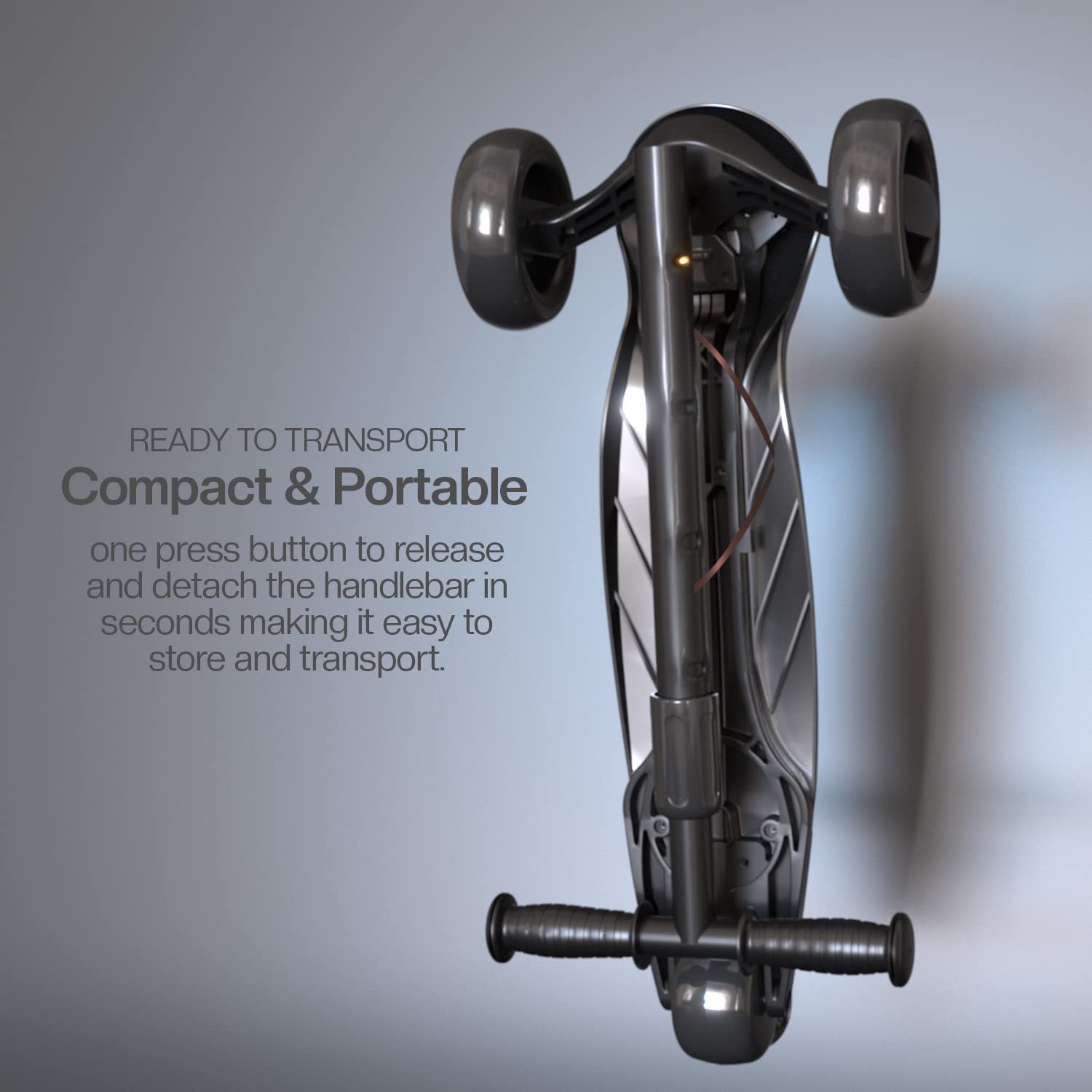 Baybee Alpha Glide Kick Scooter for Kids-Black Baybee Alpha Glide Kick Scooter for Kids-Black