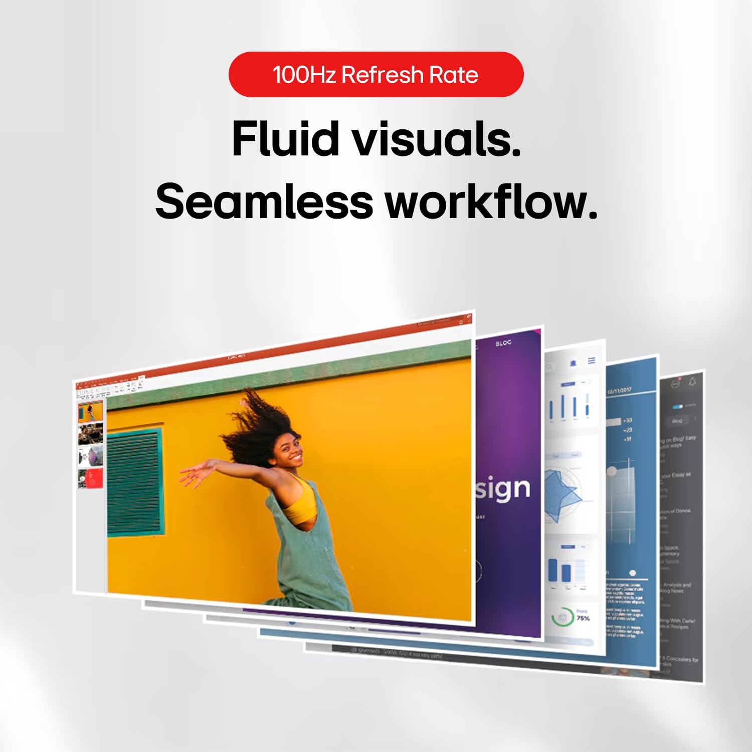 Open Box LG (2560x1440) IPS PC Monitor with 100Hz, 5ms (GtG) HDR10, Flicker Safe, Reader Mode, HDMI, USB-C, Anti-Glare, 3-Side Virtually Borderless Design, sRGB 99% (Black)  24U631A