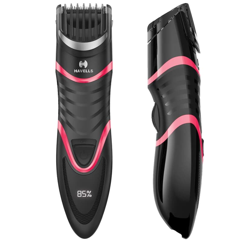 Havells Bt9009 Men Digital Display Beard & Moustache Trimmer, Fast Charge Allows 30 + Trims
