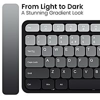 Portronics Key11 Grey Combo | Bluetooth 5.3, USB Connectivity, Type-C Charging | Sleek Design, Ergonomic Keys, Long Battery Life | Perfect for Home and Office Use | Reliable Performance.