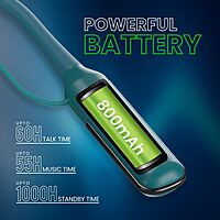 Portronics Harmonics 250 – 60H Headset, Fast Charge, Green. Enjoy immersive sound with long battery life, quick charging, and a stylish design. Perfect for music lovers and gamers alike!