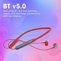 ZEBRONICS Zeb-Evolve BTv5.0, Voice Assistant, Rapid Charge, Dual Pairing, Call Function, Magnetic Earpiece Bluetooth Wireless in Ear Earphones with Mic