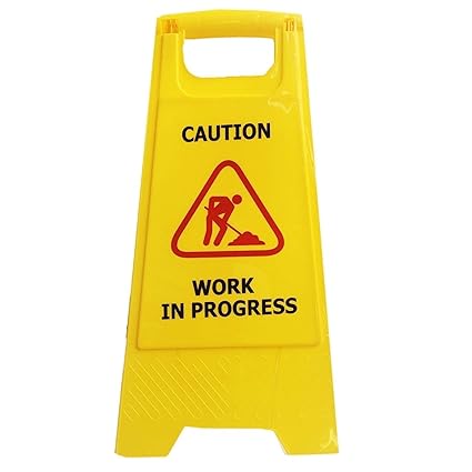 Plastic Caution Board
