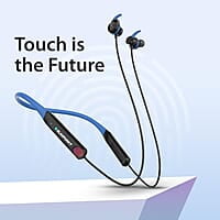 Blaupunkt Newly Launched Be120 Touch Wireless in Ear Neckband with Multi-Touch Control I Auto Magnetic Off I Gaming Ready I 40H Playtime I Turbovolt Charging I Built-in Handsfree Calling