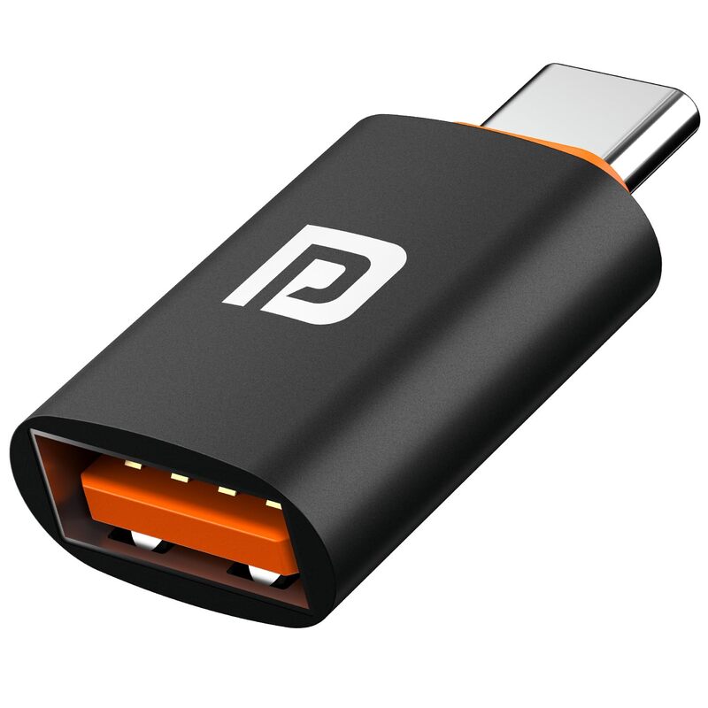 Portronics Bridge Y USB 3.0 to Type C OTG Adapter – 10Gbps High-Speed Data Transfer| 1 Year Warranty