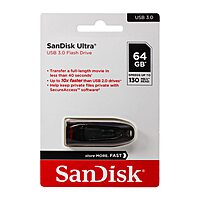 SanDisk Ultra 64GB USB 3.0 Pen Drive – High Speed Flash Drive