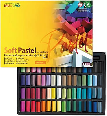 MUNGYO SOFT PASTEL HALF SIZE SET OF 64