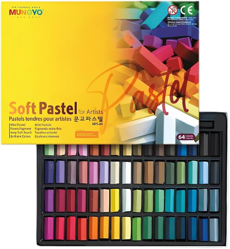 MUNGYO SOFT PASTEL HALF SIZE SET OF 64 MUNGYO SOFT PASTEL HALF SIZE SET OF 64