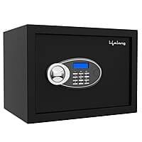 Lifelong Locker For Home&Office 34L-Digital Safe Locker Anti-Theft Alarm Electronic Keypad