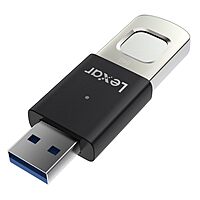 Lexar JumpDrive F35 Pro 128GB USB 3.2 Pen Drive – Fingerprint Secure Storage