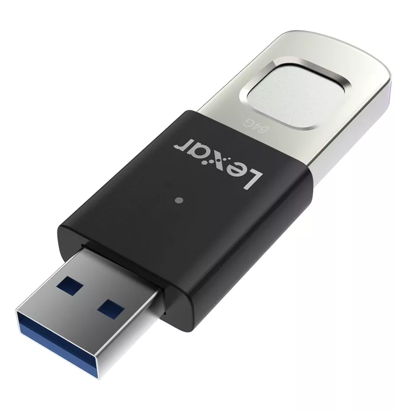 Lexar JumpDrive F35 Pro 128GB USB 3.2 Pen Drive – Fingerprint Secure Storage