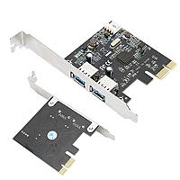 uPort PCIe USB 3.0 Card – 2-Port Expansion offers high-speed connectivity with two additional USB 3.0 ports. Ideal for enhancing your system's USB capabilities and supporting multiple devices.