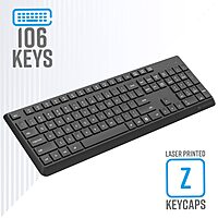 Zebronics Companion 200 Wireless Combo – Black: This sleek wireless keyboard and mouse combo offers a comfortable typing experience with a stylish design, perfect for home or office use.