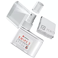 Portronics Swipe 3 Screen & Camera Cleaner – White offers effective cleaning for screens and cameras, ensuring a streak-free shine.