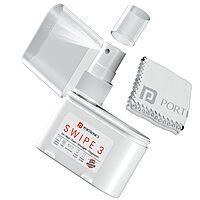 Portronics Swipe 3 Screen & Camera Cleaner – White offers effective cleaning for screens and cameras, ensuring a streak-free shine.