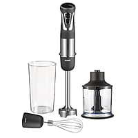 AGARO Marvel 800 Watts Hand Blender With Chopper, Jar & Whisker, 2 Variable Speed Modes & Speed Regulator