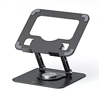 Portronics My Buddy A1 Metal Tablet Stand – 360° Rotation | Grey | 1 Year Warranty
