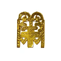 God Ornament Gold Plated Stone Work Amman Thali