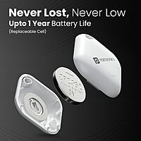 Portronics Loca iOS Item Finder – MFi Certified | Buzzer & Left-Behind Alerts