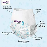 Bambo Nature Swim Pant Diaper Medium Size - 12+ Kg
