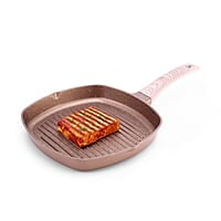 Wonderchef Duralife Die-cast Grill Pan 5 Layer Healthy Duramax Non-Stick Coating  1.5 liters, 24 cm