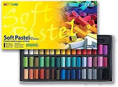 MUNGYO SOFT PASTEL HALF SIZE SET OF 48