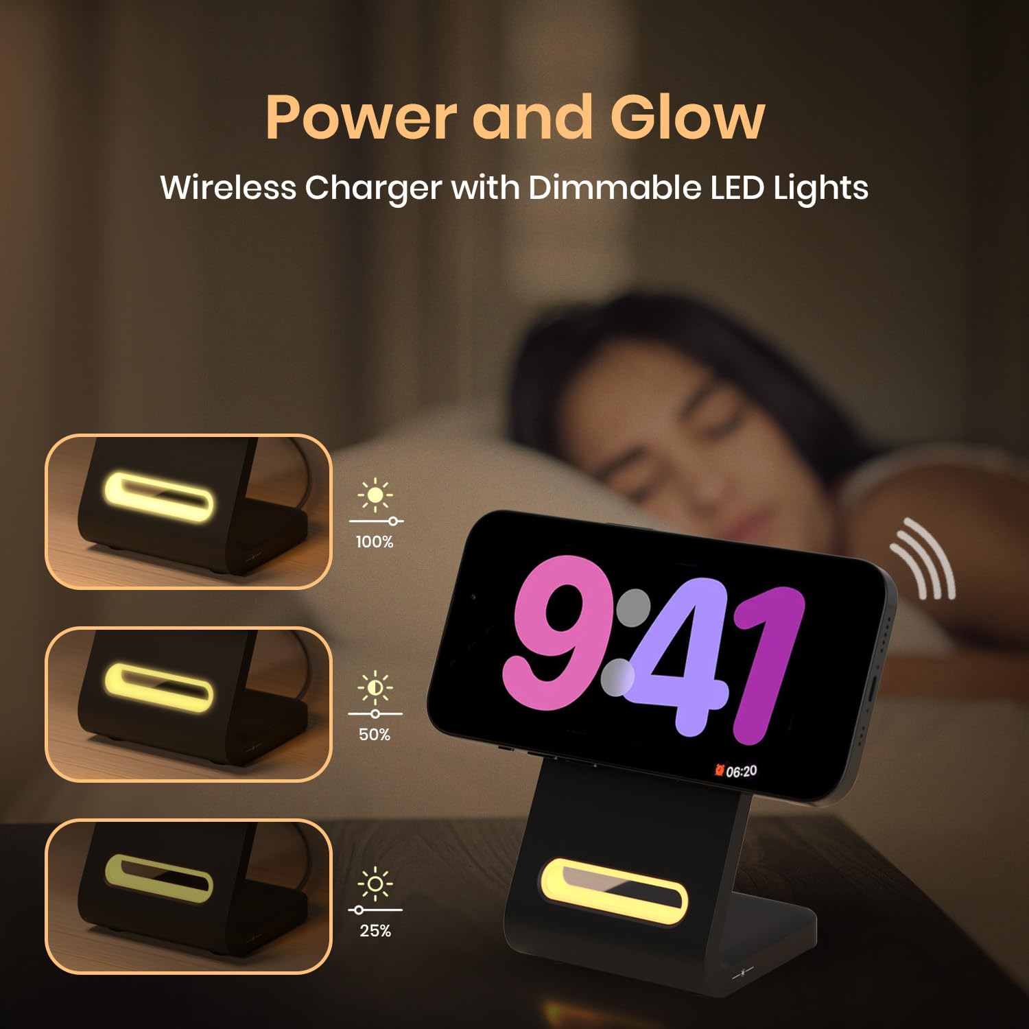 Portronics Flux 15W MagSafe Qi2 Wireless Charger – Black: Experience fast and efficient charging with this sleek, portable charger. Compatible with all Qi-enabled devices for ultimate convenience.