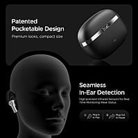 boAt Nirvana Ion TWS Earbuds with 120 HRS Playback(24hrs/Charge), Crystal Bionic Sound with Dual EQ Modes, Quad Mics ENx™ Technology, Low Latency(60ms), in Ear Detection