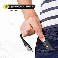 Portronics Mport 31C – 4-in-1 USB-C Hub, 5Gbps Speed, supports HDMI, USB 3.0, and SD card reader, compact design, perfect for laptops and tablets, enhances connectivity and productivity.